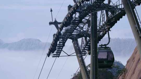 安徽黄山旅游景区游客人流视频素材视频素材模板下载