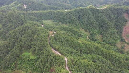 福建德化传媒山路山村十八格盘山公路