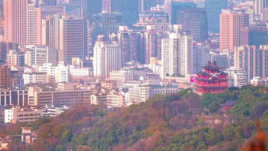 杭州吴山广场城隍阁建筑风景