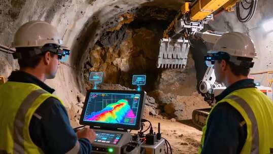 数字隧道工程施工建设 坑道隧洞盾构机掘进