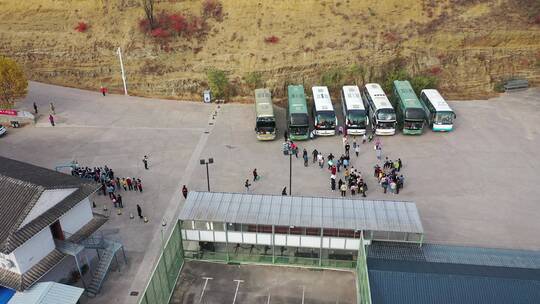 聋哑学校团建郊游济源黄河三峡游船小学生