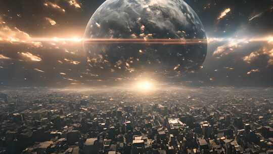 星际旅行银河漫游宇宙王朝科幻CG影片