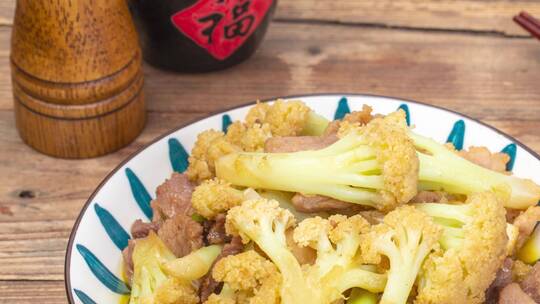干锅花菜中式菜品