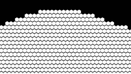 4k六边形蜂窝矩阵转场动画带通道55