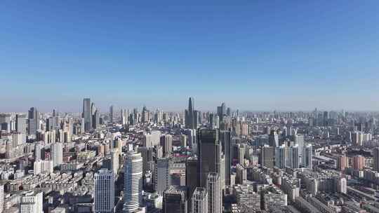 天津和平区天津大景五大道文化旅游区航拍