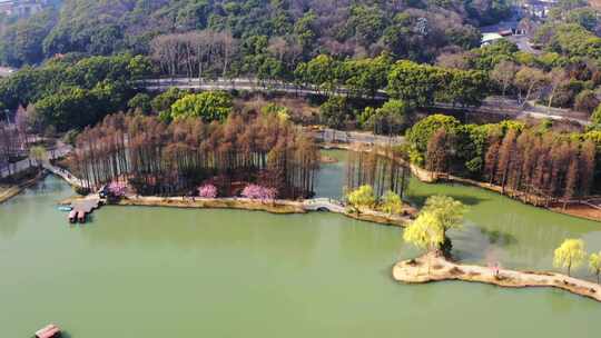 无锡太湖鼋头渚风景区 城市航拍