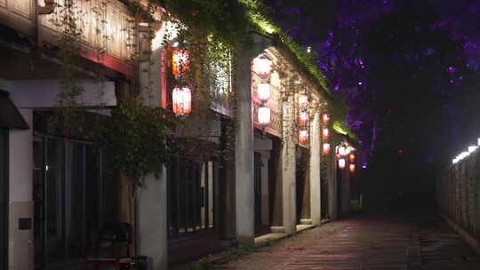 温州五马步行街夜景