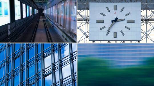 城市快节奏空镜高清在线视频素材下载