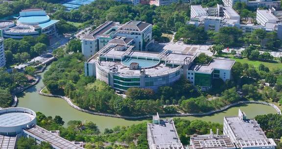 广州中医药大学航拍校园