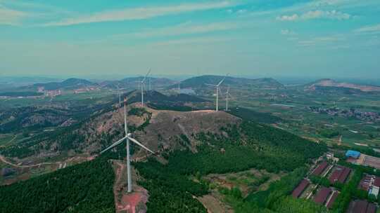 航拍风力发电新质生产力