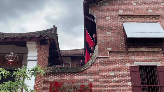 下黄村古村风景4K实拍视频