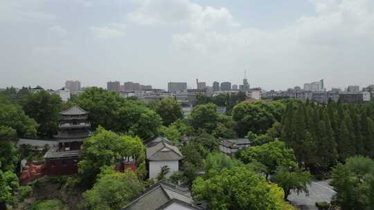 湖北黄冈东坡赤壁景区航拍