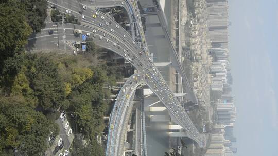 重庆嘉华大桥和华村立交视频素材模板下载