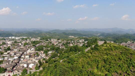 贵州青岩古镇5A景区航拍