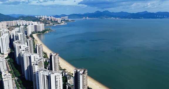 惠州小径湾海滨沙滩航拍0217_D