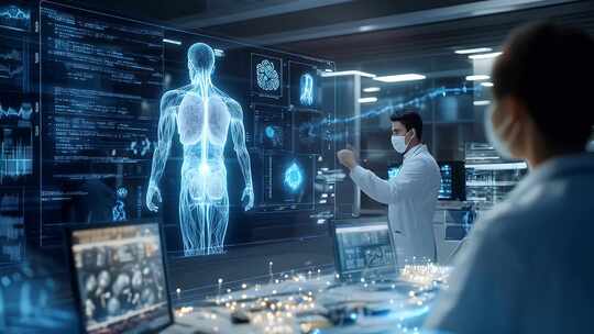 4k高清人工智能智能机器人智能芯片未来科技