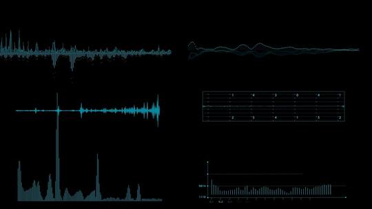 带通道动态音频波形AE视频素材教程下载