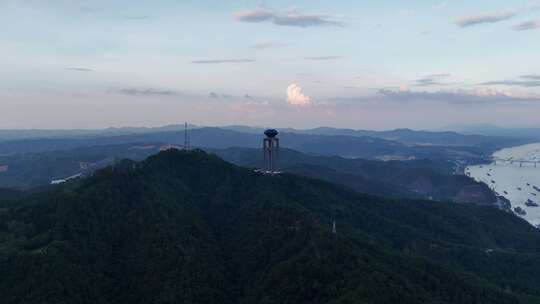 广西梧州白云山景区航拍