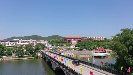 福建省泉州市洛江区马甲镇仰恩大学航拍校园