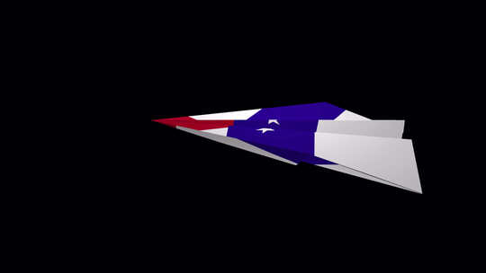 纸飞机荷属安的列斯国旗V2