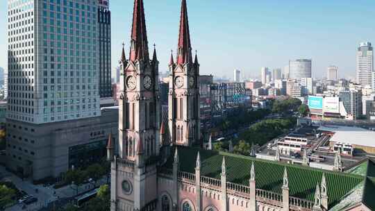 宁波市天一广场天主教堂城市环境 合集