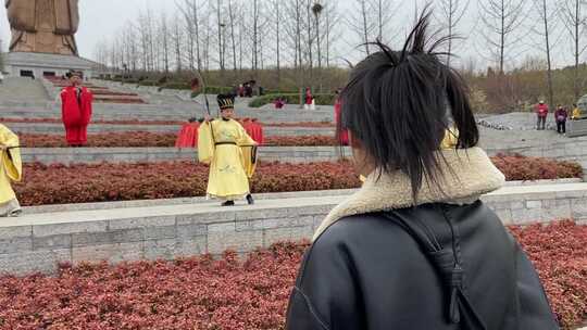 济宁曲阜尼山圣境，礼敬先师仪式