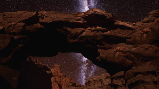 国家公园上空的银河系