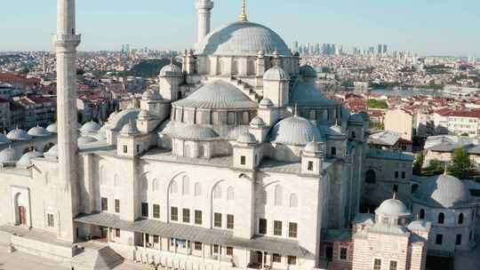 伊斯坦布尔市和法提赫清真寺检疫鸟瞰图4
