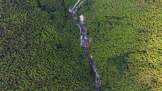 温州泽雅水碓坑村4K航拍