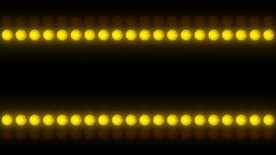 4k大屏幕黄色灯光闪烁动态VJ循环背景素材5