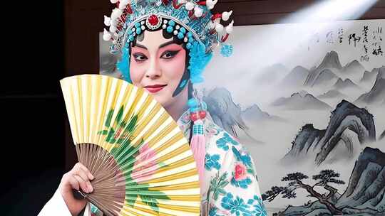 黄梅戏中国传统文化戏曲唱戏古装