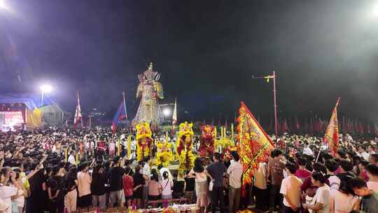 中国广东省汕尾市陆丰市曲清村孟兰胜会