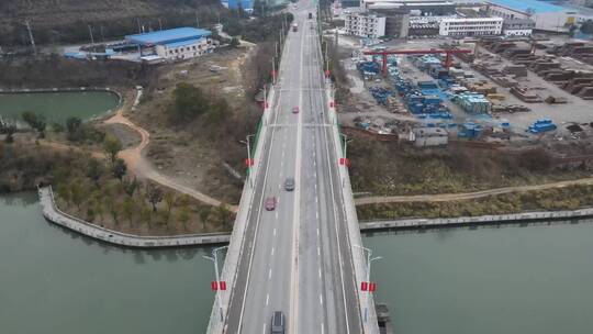 航拍湖北武汉城市风光旅游景点