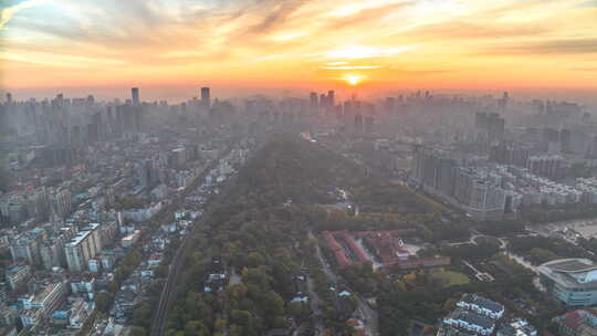 武汉黄鹤楼日出