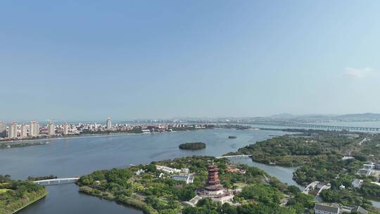 厦门园林博览苑航拍厦门风光风景