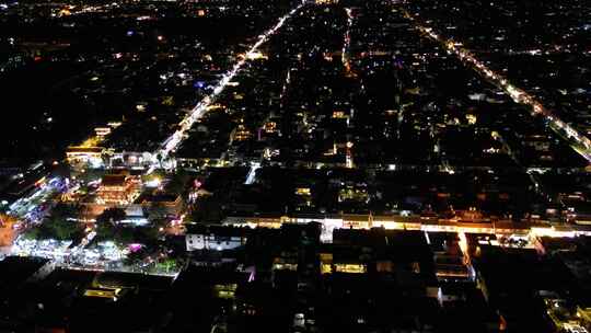 大理古城夜景风光