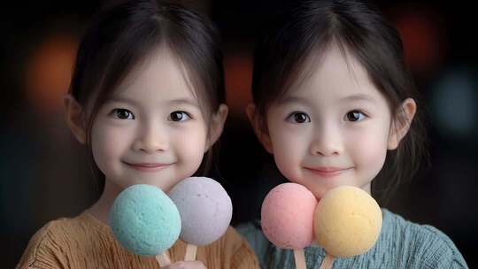 笑容绽放温暖人心幸福瞬间美好时光