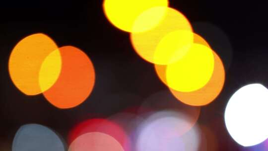 彩色光斑散景效果