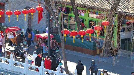 北京过年春节游客
