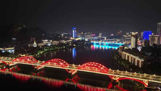 柳州城市夜景，中国