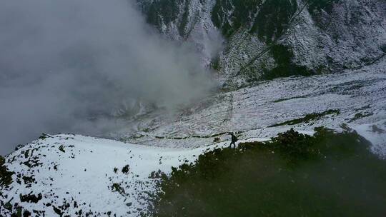 四姑娘山巴朗山航拍