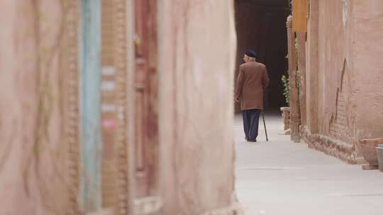 新疆喀什 古城老城 人文空镜