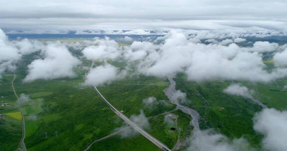 自然风光山川河流航拍