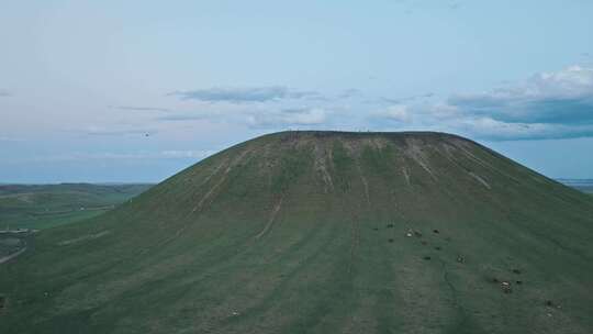 内蒙古乌兰哈达火山航拍