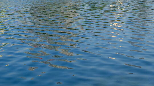 蓝色 湖水 湖面 江面 水面 波纹 水波