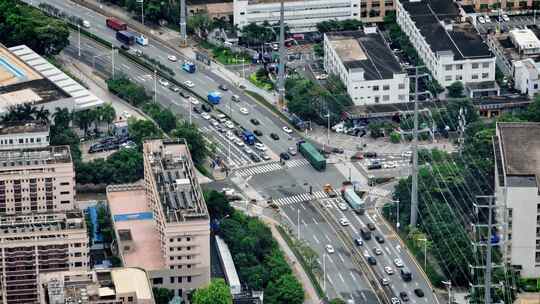 【正版素材】十字路口0125视频素材模板下载