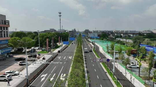 扬州城市发展曙光路「航拍分镜6」20220727