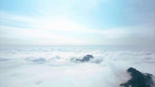 安徽黄山风景区云海延时唯美风景视频素材