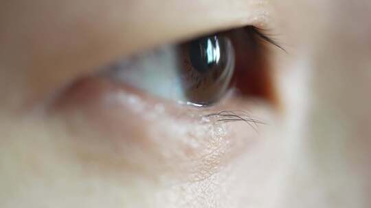 眼睛 瞳孔 眼神  睁眼视频素材模板下载