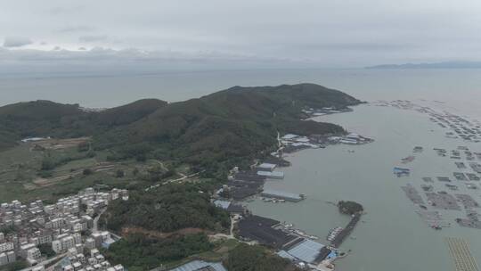 航拍东山岛渔港